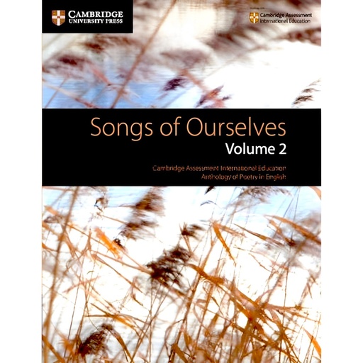 [9781108462280] Songs Of Ourselves Volume 2 - Cambridge