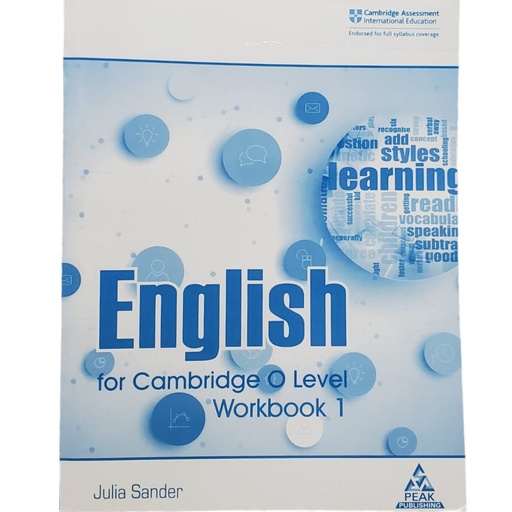 [9781845223335] English For Cambridge O Level Workbook 1 - Julia Sander