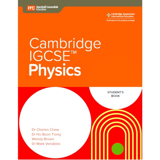 [9789814927871] Marshall Cavendish Cambridge IGCSE Physics Student's Book - Dr Charles Chew
