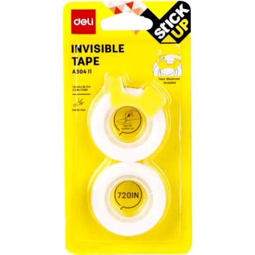 [6935205398055] Deli Invisible Tape - No. 30411
