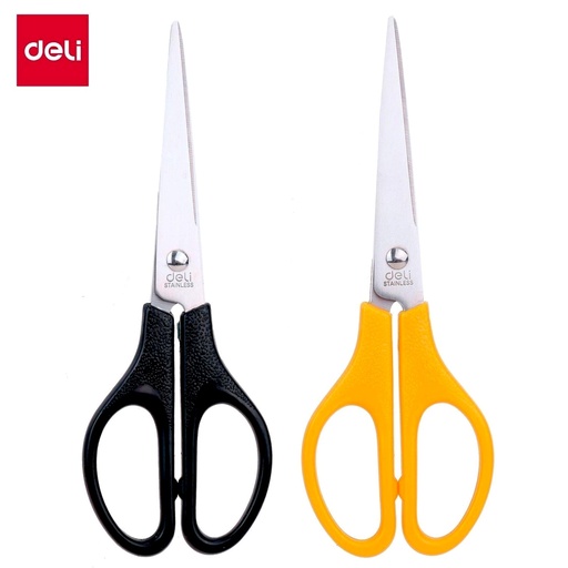 [6921734906038] Deli Stainless Steel Clasic Scissor (170mm) - No. 0603