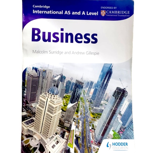 Cambridge International As and A Level Business - HODDER EDUCATION