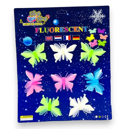 [2085898580160] Sticker Glow In Dark - Bling Big Bling - LD-016