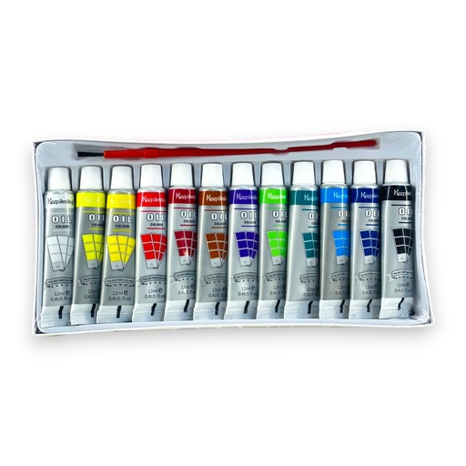 [6971479810145] Keep Smiling Glass Color Set - 12 Colours - No. 7112GL