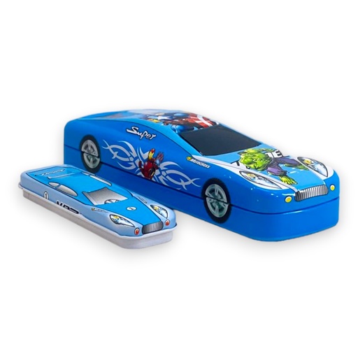 Avengers Metallic Car Pencil Box - No. LPY55-2
