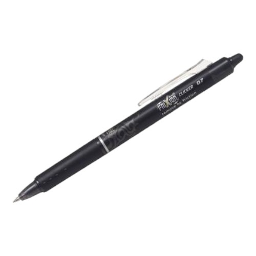[4902505417498] Pilot Frixion Clicker Ball Pen - Black - 0.7mm - 1 Pcs