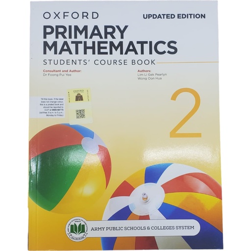[9789697344765] Primary Mathematics – Updated Edition Students’ Course Book 2 - APSACS