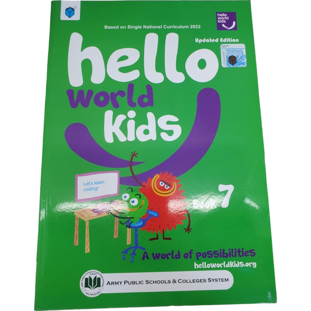 Hello World Kids Book - 7 - APSACS | Tariq Book Store