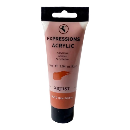 [6925754807832] Expressions Acrylic Tube 75ML - N270 - Raw Sienna