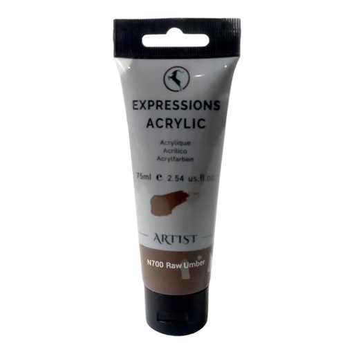 [6925754807870] Expressions Acrylic Tube 75ML - N700 - Raw Umber