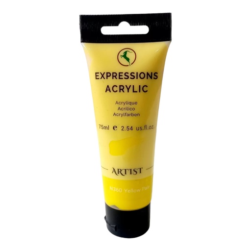 [6925754807528] Expressions Acrylic Tube 75ML - N360 - Yellow Pale