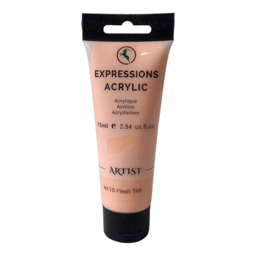 [6925754807535] Expressions Acrylic Tube 75ML - N110 - Flesh Tint
