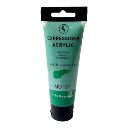 [6925754807726] Expressions Acrylic Tube 75ML - N190 - Grass Green