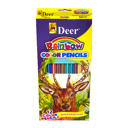 [8964000115534] Super Sonic Colour Pencils Full Size - 12 Pcs - No. 2-12 - Deer