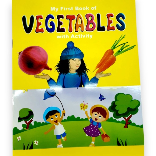 My First Book of Vegetables With Activity - (AT)