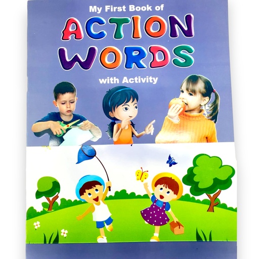My First Book of Action Words With Activity - (AT)