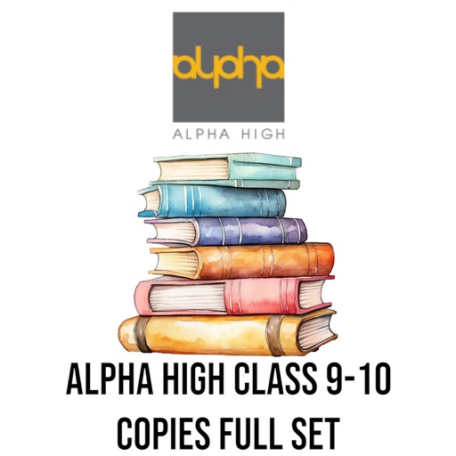 Alpha High Class 9-10 Copies Full Set