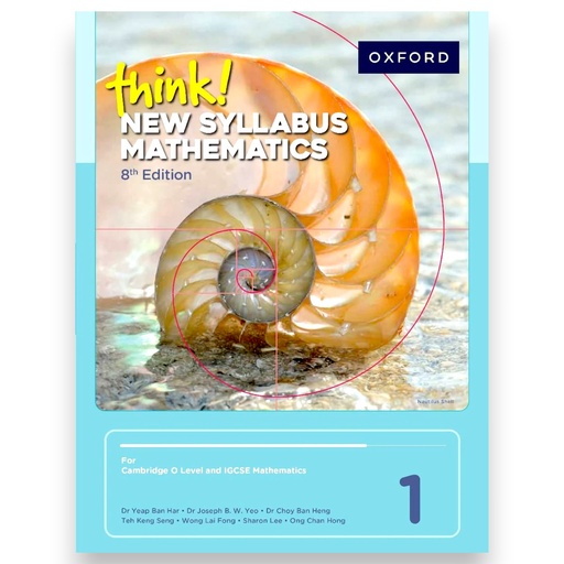 [9789697347445] Think! New Syllabus Maths Book 1 8Th Ed