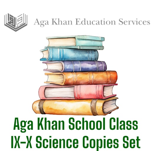 Aga Khan School Class IX-X Science Copies Set
