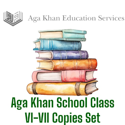 Aga Khan School Class VI-VII Copies Set