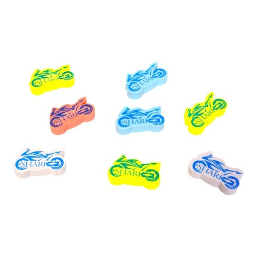 Bike Shape Eraser - No. E-648 - Shark