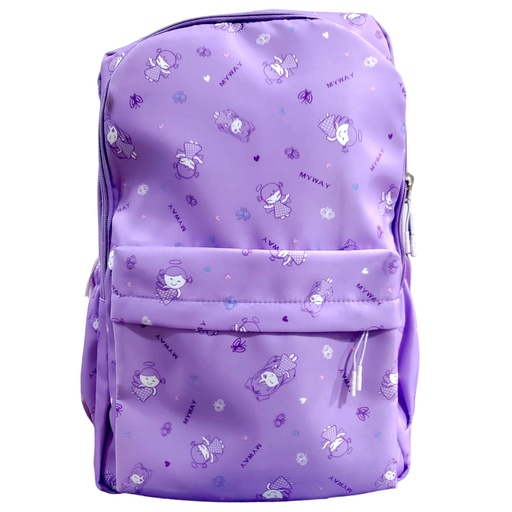 My Way School Bag - Purple - 9001