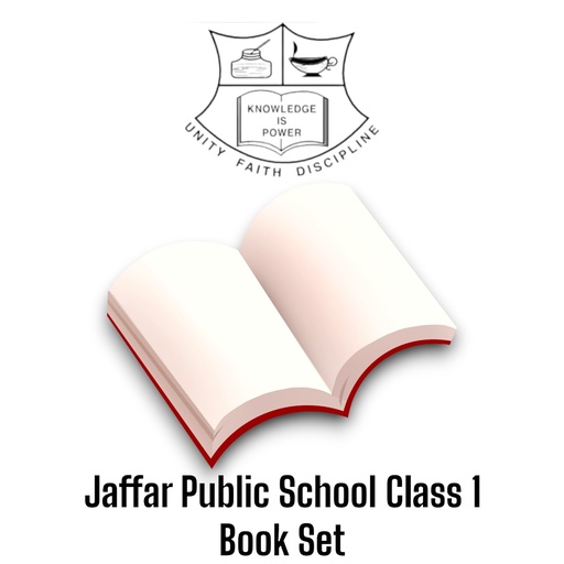 Jaffar Public School Class 1 Book Set