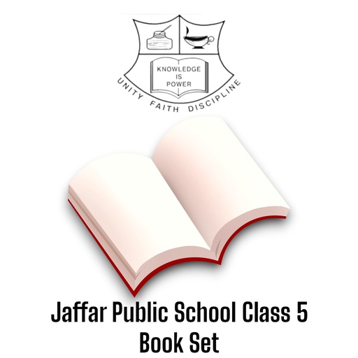 Jaffar Public School Class 5 Book Set