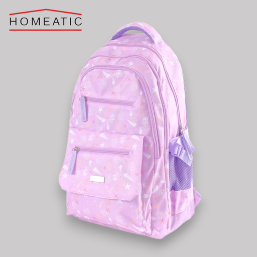 Homeatic Unicorn Design School Bag - Purple - 5002