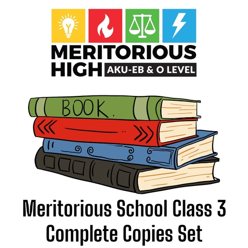 Meritorious School Class 3 Complete Copies Set