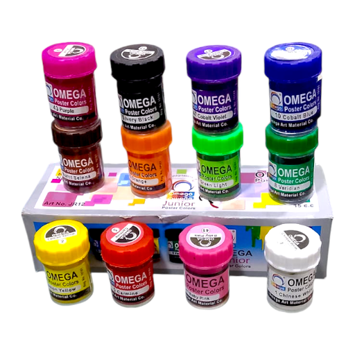 [6647257122655] Omega Poster Colour - 12 Bottles - No. JR12