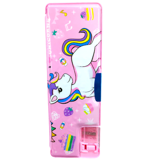 Assorted Characters Magnetic Pencil Box - No. JC13