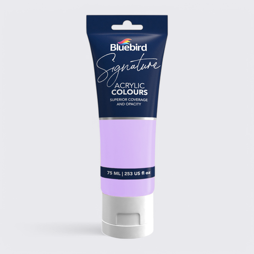 [5061034920028] Signature Acrylic Paint - 75ml - Baby Pink - Bluebird arts