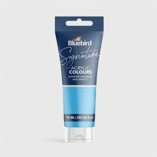 [5061034920318] Signature Acrylic Paint - 75ml - Sky Blue - Bluebird arts