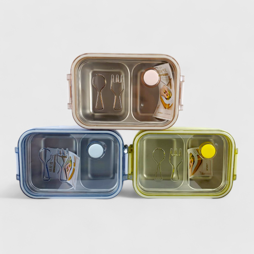 Sanyueyipin Steel Lunch Box Fork & Spoon Design  - 160