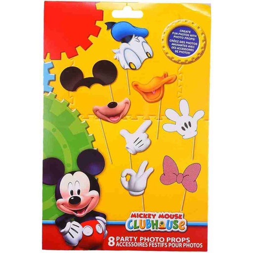 8 party photo props Micky Mouse