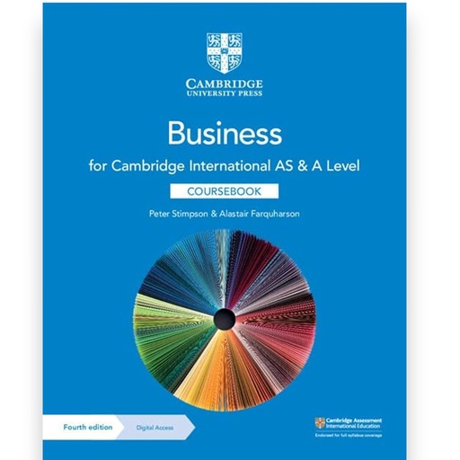 Business for Cambridge International As & A Level Coursebook - 4th Edition Digital Access - Extra Low Price Edition