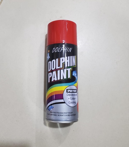 Spray Paint - Red 400ml Dolphin