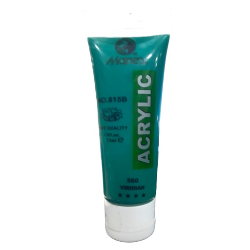 [6931818037275] Maries Acrylic Paint - 75ml - No. 560 - Viridian