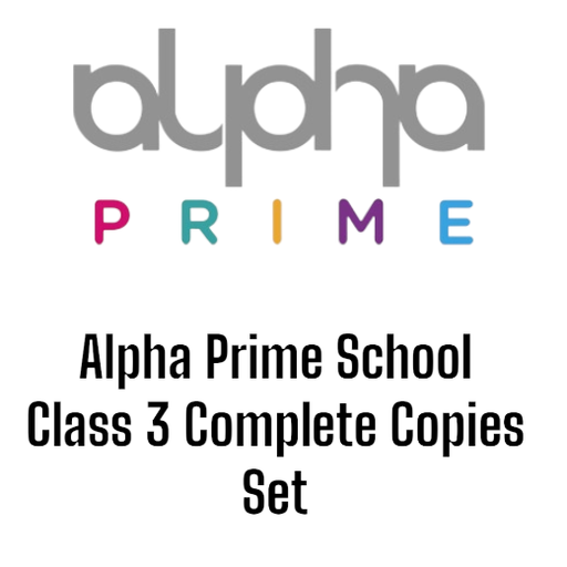 Alpha Prime School Class 3 Complete Copies Set