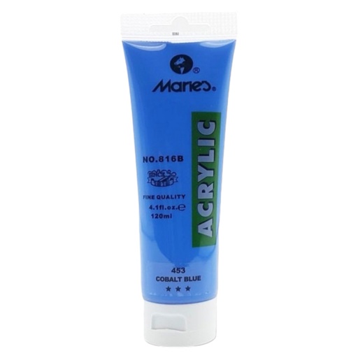 [6931818037244] Maries Acrylic Paint - 75ml - No. 453 - Cobalt Blue