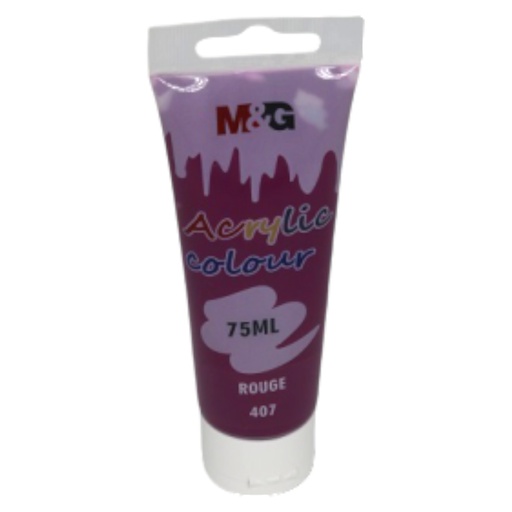 [6941600172107] M&G Acrylic Paint 75ml - No.407 - Rouge