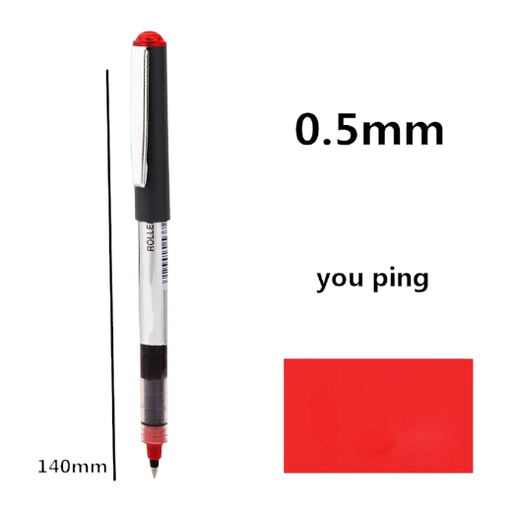 [614614357674] Oro O-Write GT5 Rollerball Pen - 0.5mm - 1 Pcs - Red