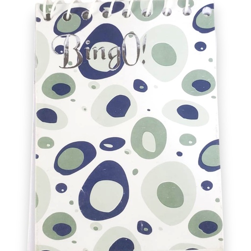 BingO Diary Size Spiral Notebook 100 Pages