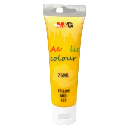 [6941600172343] M&G Acrylic Paint 75ml - No.227 - Yellow Mid