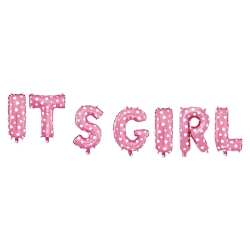 it's Girl Foil Balloon - Assorted Colour