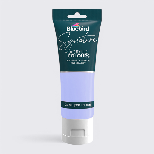 [5061034920387] Signature Acrylic Paint - 75ml - Victorian Purple - Bluebird arts