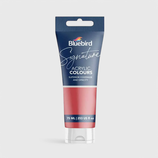 [5061034920370] Signature Acrylic Paint - 75ml - Vermillion - Bluebird arts