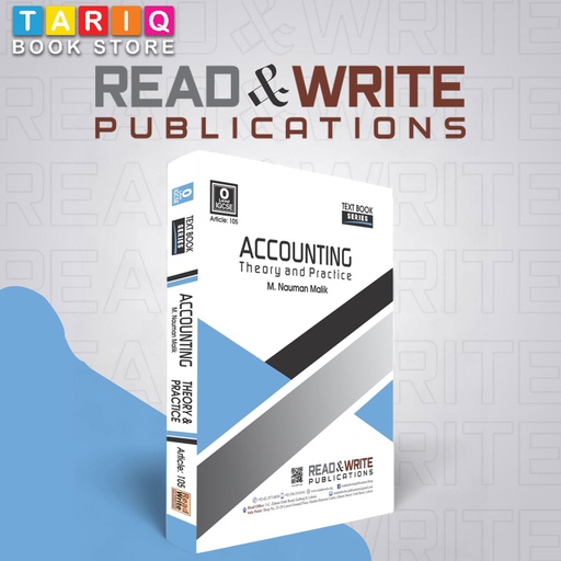 Read & Write O Level Accounting Theory and Practice - By M. Nauman Malik - No. 105