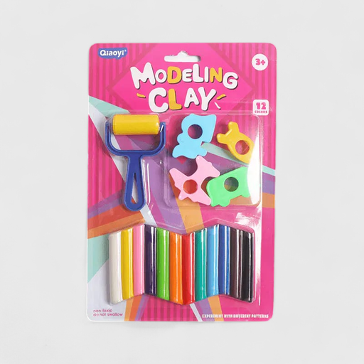 Modeling Clay 6 Colors - Qiaoyi - No. 8019